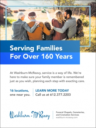 Serving Families For Over 160 Years 