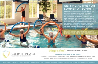 Getting Active For Summer At Summit!