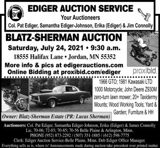 Blatz-Sherman Auction