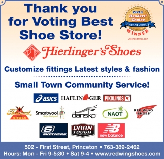 Thank You For Voting Best Shoe Store!