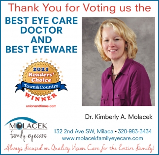 Thank You For Voting Us The Best Eye Care Doctor And Best Eyeware
