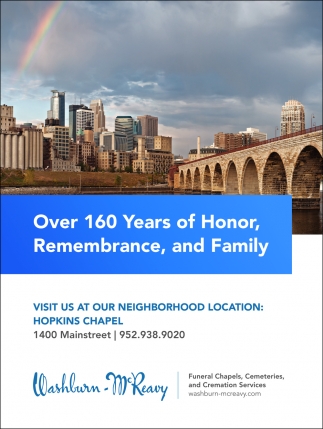 Over 160 Years of Honor, Remembrance and Family
