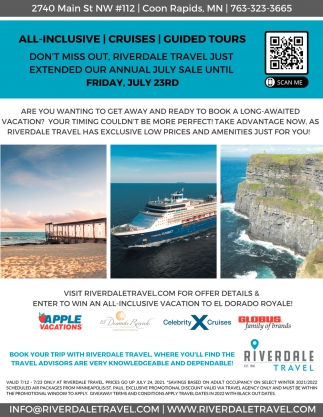 Book Your Trip With Riverdale Travel