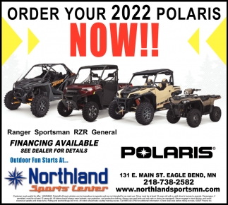 Order Your 2022 Polaris Now!