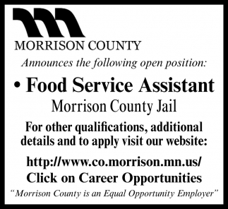 Food Service Assistant