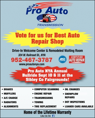 Vote Us For Best Auto Repair Shop