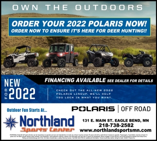 Order Your 2022 Polaris Now!
