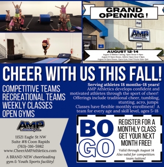 Cheer With Us This Fall!