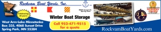 Attention Winter Boat Storage
