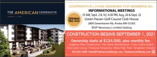 Cooperate Living Designed For Members 62+