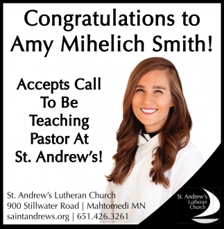 Congratulations to Amy Michelich Smith!