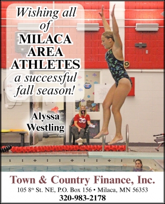 Wishing All of Milaca Area Athletes a Successful Fall Season!