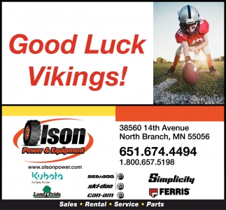 Good Luck Vikings!