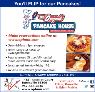 You Will FLIP for Our Pancakes!