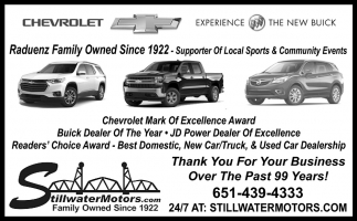 Thank You For Your Business Over the Past 99 Years!