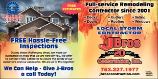 FREE Hassle-Free Inspections