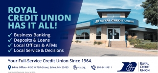 Royal Credit Union Has It All!