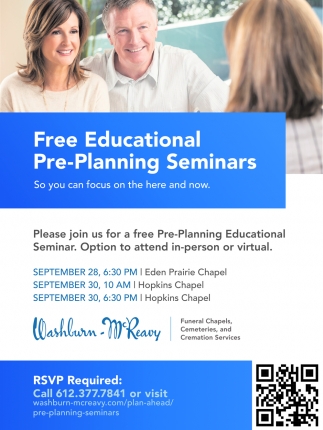 Pre-Planning Seminars