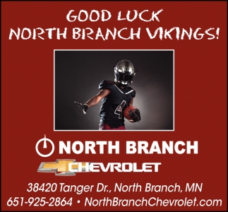 Good Luck North Branch Vikings