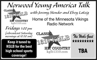 Norwood Young America Talk with Jeremy Stender and Elroy Latzig