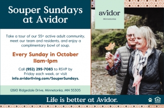 Souper Sundays At Avidor