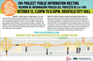 494 Project Public Information Meeting