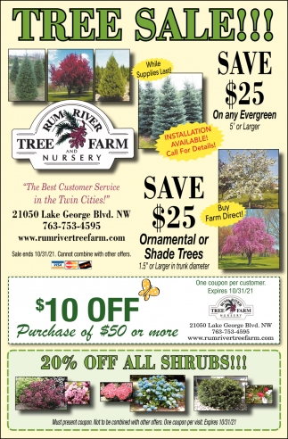 Tree Sale!