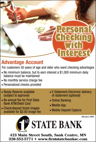 Personal Checking With Interest