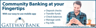 Community Banking At Your Fingertips