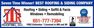 Roofing, Siding, Soffit & Facia
