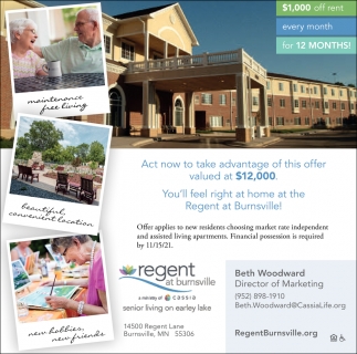 $1,000 Off Rent Every Month for 12 Months!