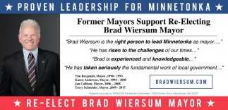 Re-Elect Brad Wiersum