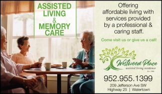 Assisted and Memory Care