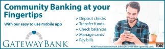 Community Banking At Your Fingertips