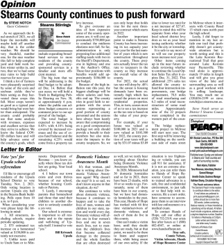 Stearns County Continues To Push Forward