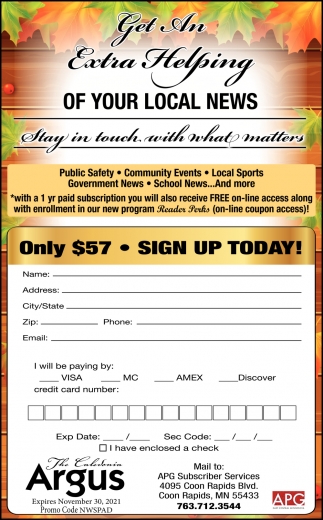 Get An Extra Helping Of your Local News