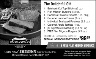 8 Free Filet Mignon Burgers
