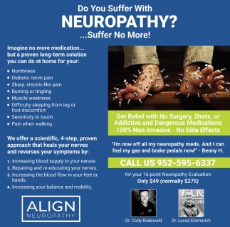 Do You Suffer With Neuropathy? Suffer No More