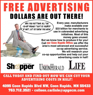 Free Advertising Dollars Are Out There!