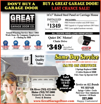 Buy a Great Garage Door