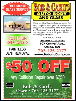 $50 Off any Collision Repair Over $750