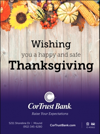 Wishing You a Happy And Safe Thanksgiving