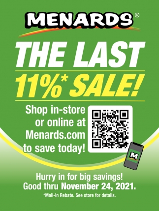 The Last 11%* Sale!