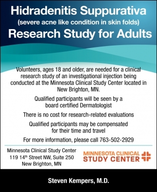 Hidradenitis Suppurativa Research Study for Adults