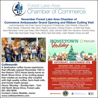 November Forest Lake Area Chamber of Commerce Ambassador Grand Openings and Ribbon Cutting Visits