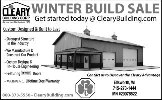 Winter Build Sale