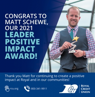 Congrats To Matt Schewe