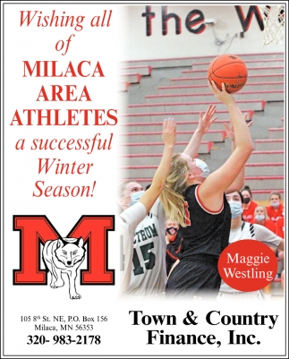 Wishing All Of Milaca Area Athletes A Successful Winter Season