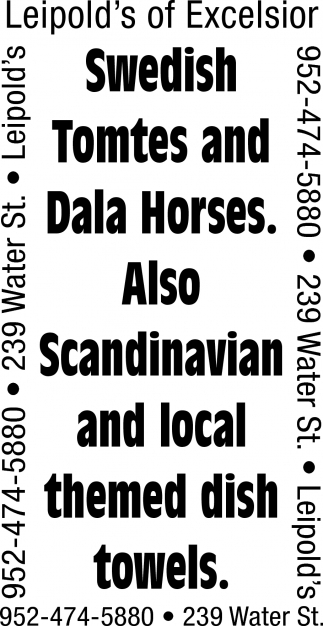 Swedish Tomtes And Dala Horses