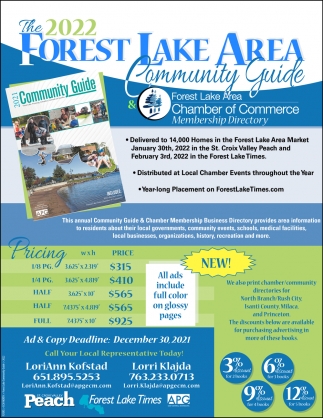 The 2022 Forest Lake Area Community Guide